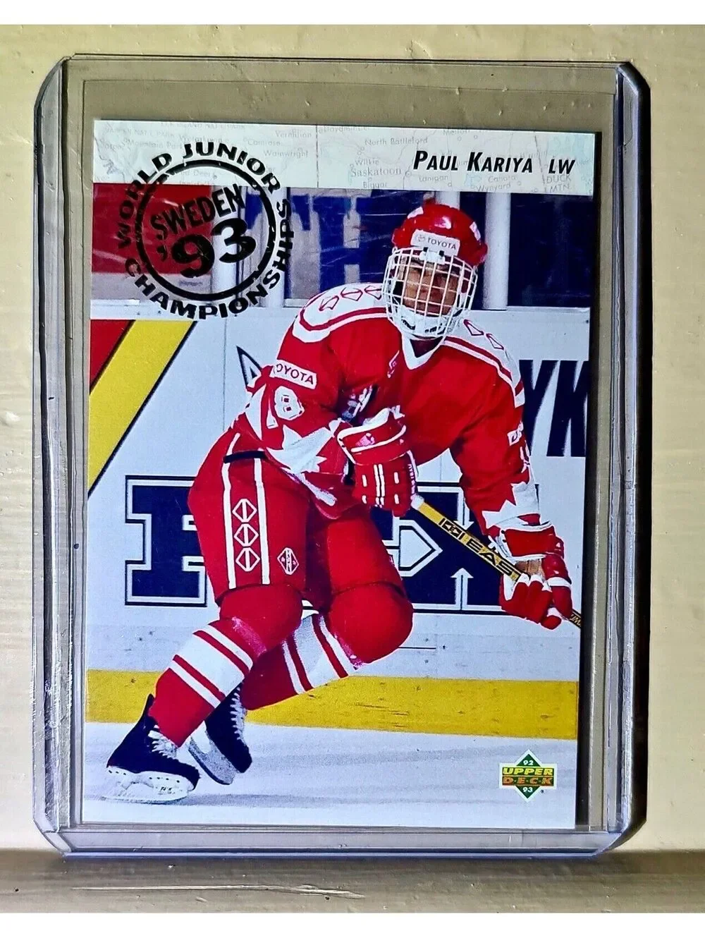 Paul Kariya 1992-93 Upper Deck World Junior Championships #586 Hockey Card